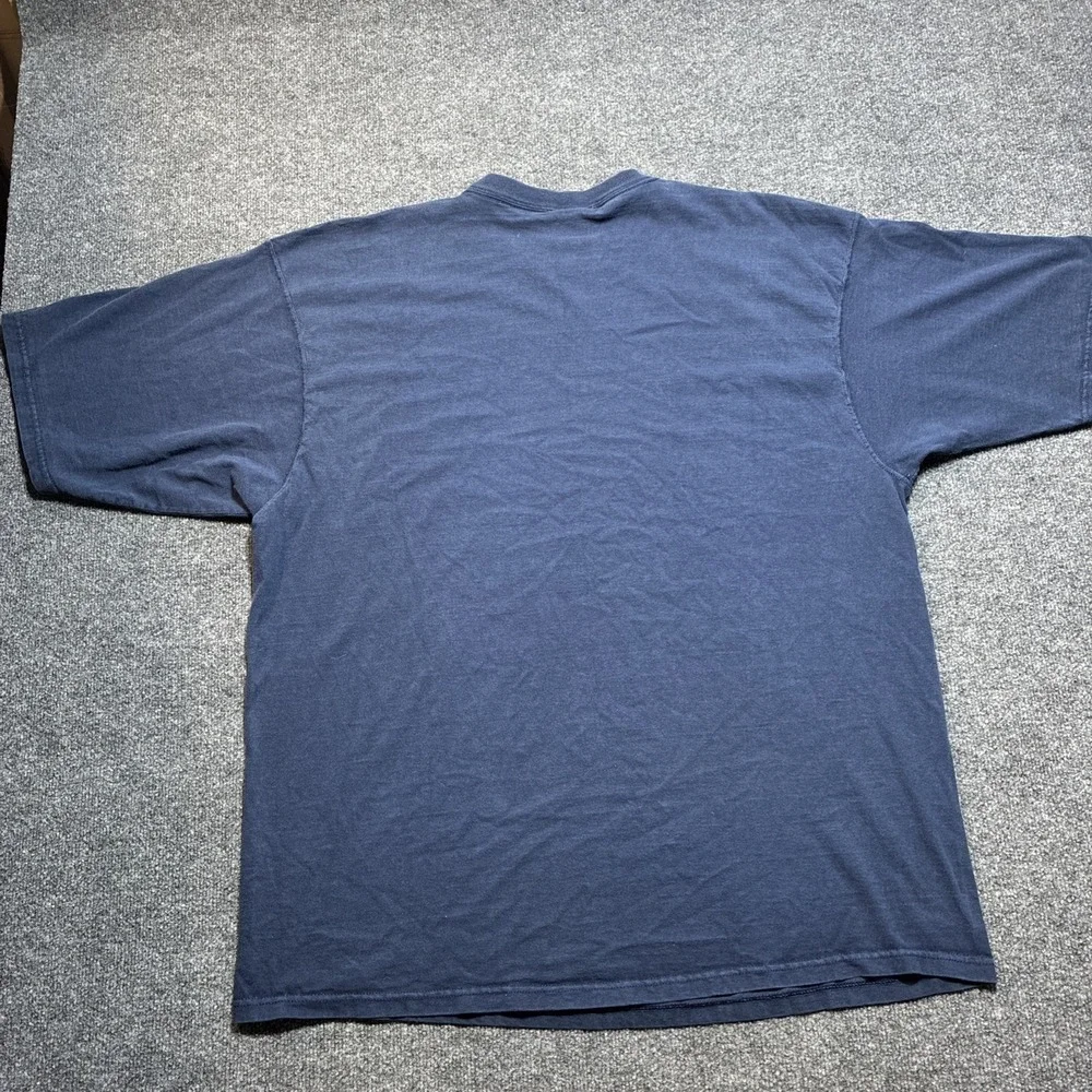 Vintage PLUMA Men's Size XXL Navy Blue Shirt Made In USA Heavyweight Baggy Big
